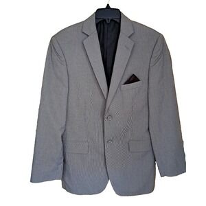 Wilke-Rodriguez Sport Coat Men's Size 38R‎ Brown Poly Blend Modern Fit Pre-owned
